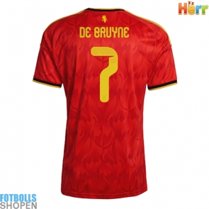 Billiga Belgien Kevin De Bruyne #7 Hemmatröja VM 2026 Kortärmad